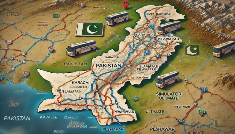 Bus Simulator Ultimate: Pakistan Map & Routes π΅π° 7 Bus Simulator Ultimate Pakistan Map & Routes