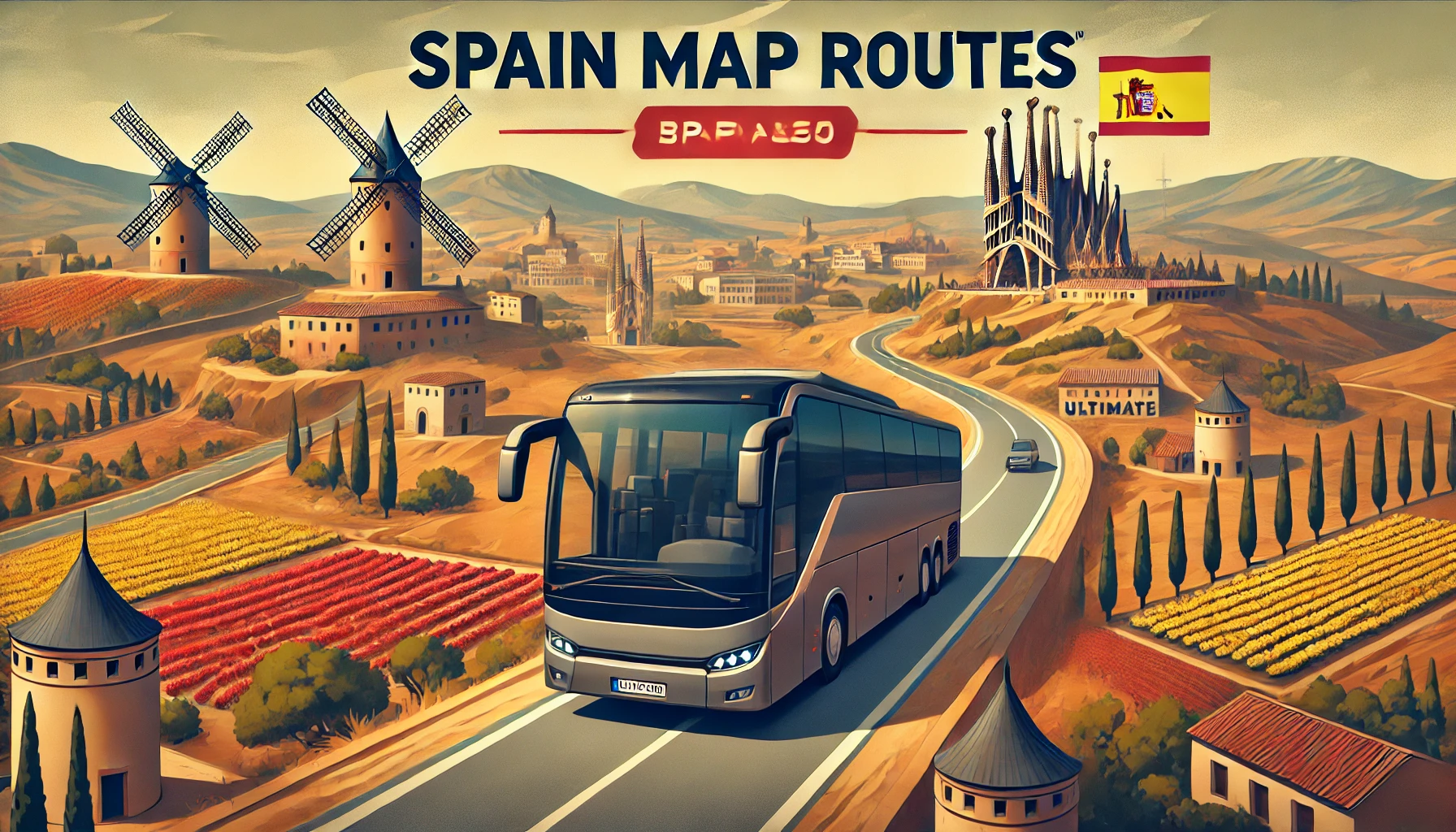 Bus Simulator Ultimate: Spain Map & Routes 🇪🇸