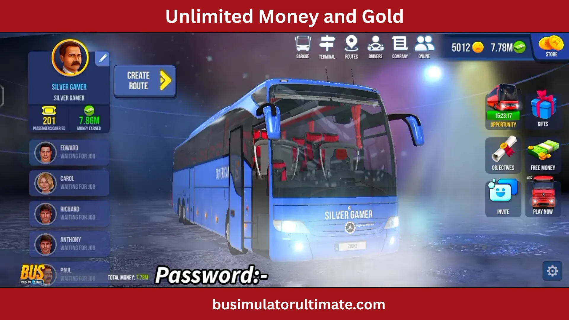 Bus Simulator Ultimate Mod Apk V2.2.3 (Unlimited Money) 2025 4 Unlimited Money and Gold