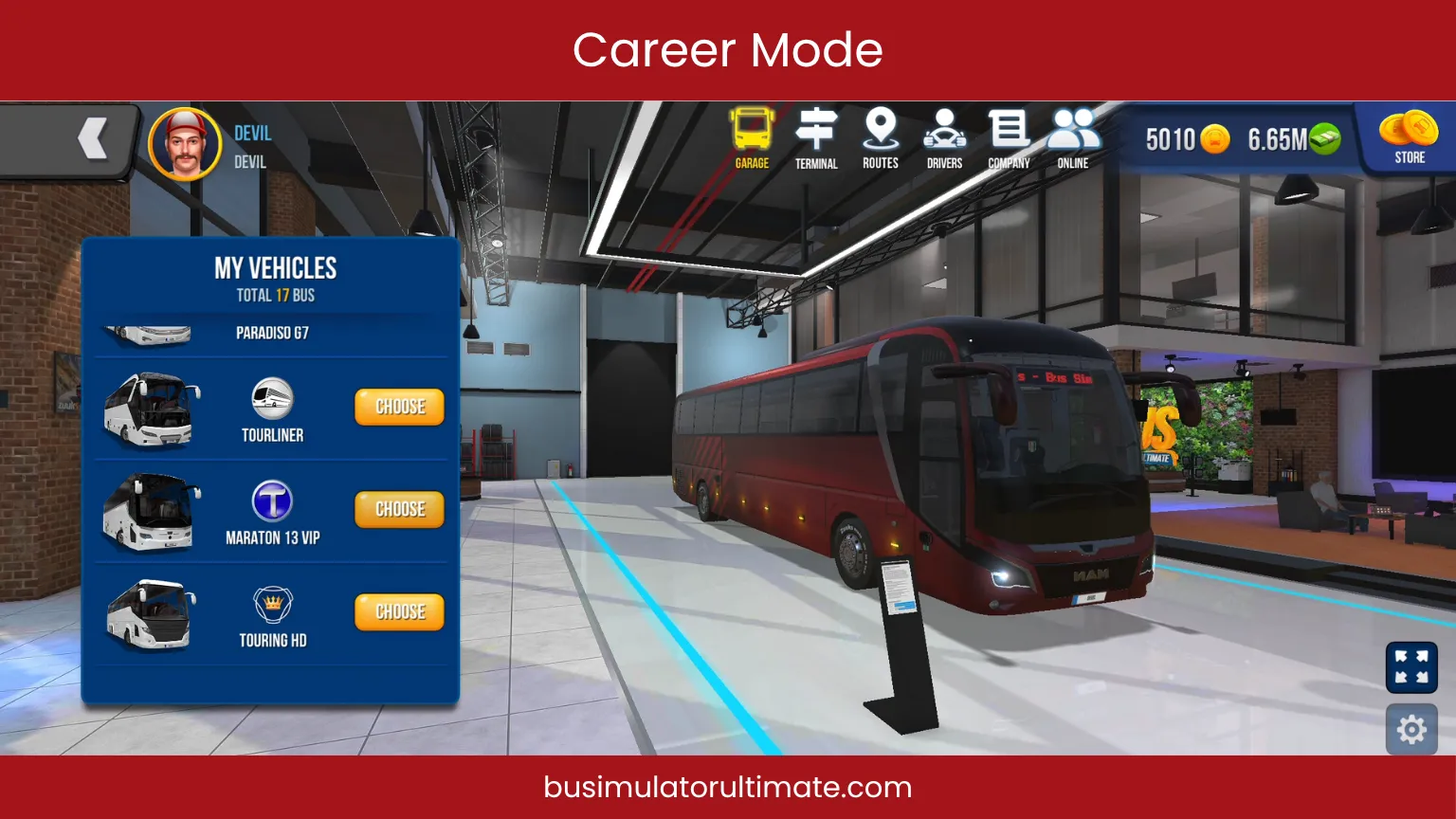 Bus Simulator Ultimate Mod Apk V2.2.3 (Unlimited Money) 2025 8 Career Mode